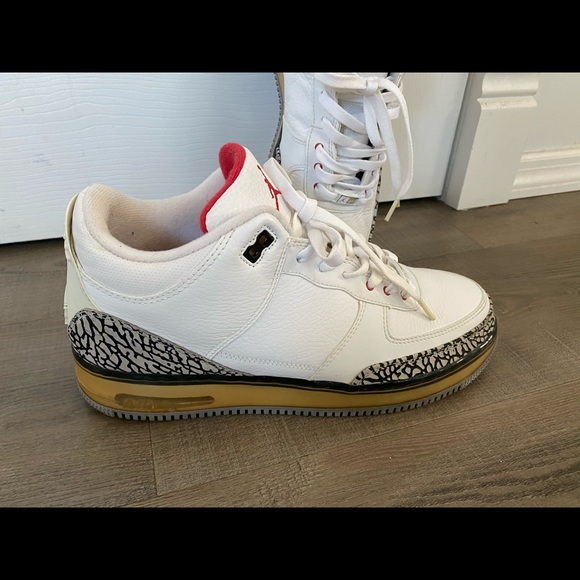 Jordan AF1 Fusion 3 white cement -SOLD- - Picture 4 of 16